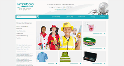Desktop Screenshot of intercoo-werbeartikel.com