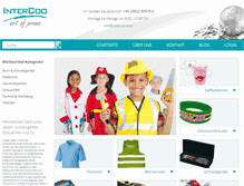 Tablet Screenshot of intercoo-werbeartikel.com